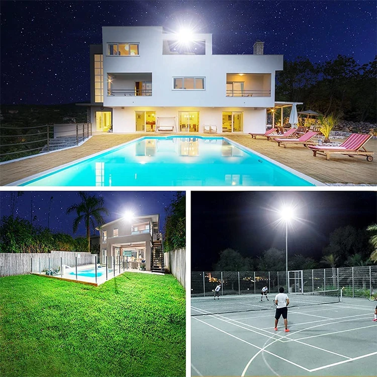 New Design Waterproof Ip65 Stadium Die-cast Aluminum Housing Outdoor 30w 50w 100w 150w 200w Slim Led Flood Light
