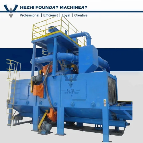 Wheel Shotblast Equipment Manufacturer Steel Roller Conveyor Through Type Shot Blasting Machine