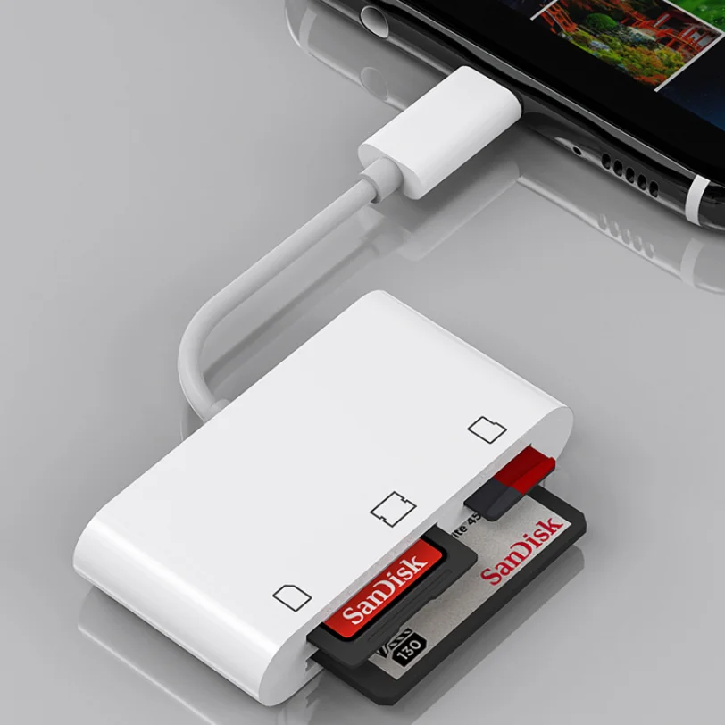 Three in one for Huawei TYPE-C mobile phone CF card reader TFsd card CF card