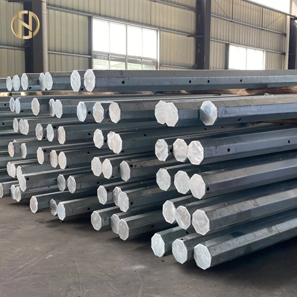 For Street Light Steel Tubular Swaged Poles