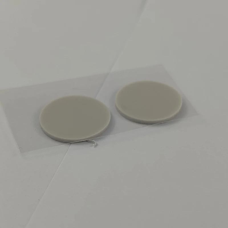 Shock-absorbing 1mm thick thermally conductive silicone Circular silicone heat sink