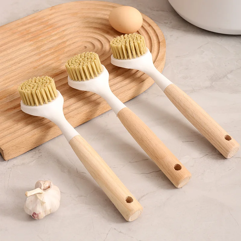 PP Material Kitchen Brush Pot for Home Use Stove Bowl Cleaning Descaling and Oil-Free Washing for Car and Toilet Use