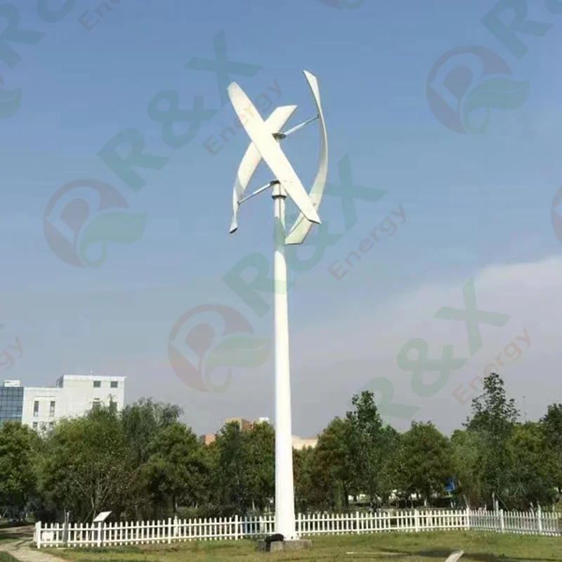Vertical 5kw 10kw Wind Turbine Generator with Mppt Charge Controller Inverter Dynamo 24v 48v 120v for Farm Home Use