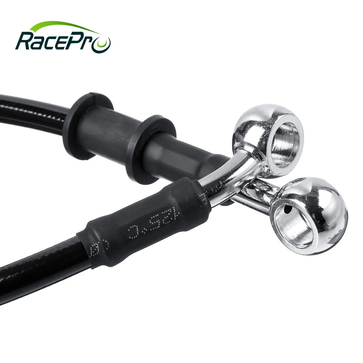 Wholesale 39cm-250cm Universal Motorcycle Braided Brake Clutch Oil Hose Line Pipe Tube Brake Tubing For Harley BMW Honda Yamaha