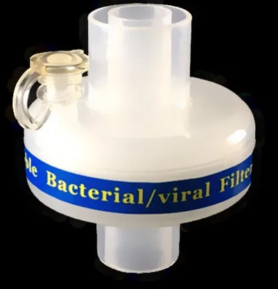 Good Quality Non Toxic Moisture Exchange Disposable Lung Function Testing Breathing System Filters