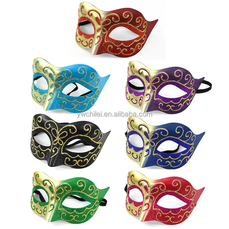 Винтажные венецианские маски Mardi Gras для рождественской вечеринки