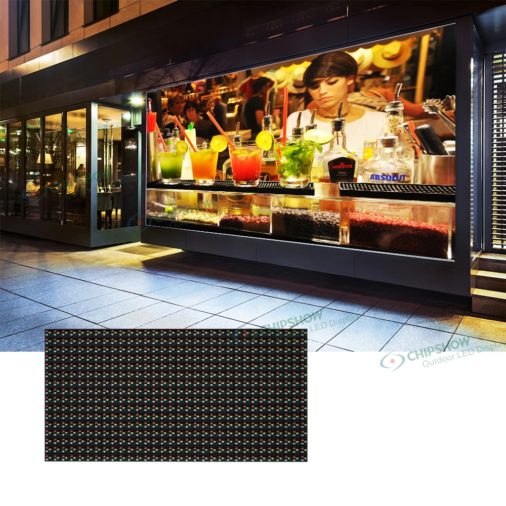 
outdoor p10 320x160 full color Waterproof advertising led sign panel led module price 