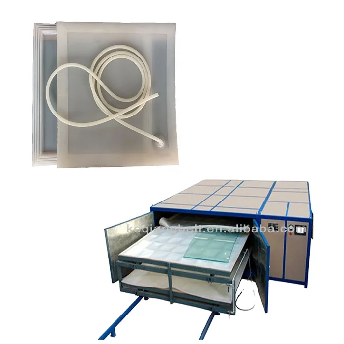 high temperature resistant Silicone Bag For EVA glass Laminating Furnace Oven Machine