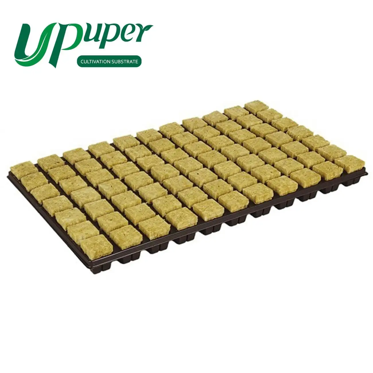 UPuper 1.5 inch 98 cubes agricultural growing medium rock wool cubes hydroponic grow
