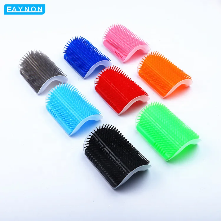 Eaynon Pet Grooming Cleaning Tools Wholesale Hair Scraper Massager Remover Corner fixed with cat brush