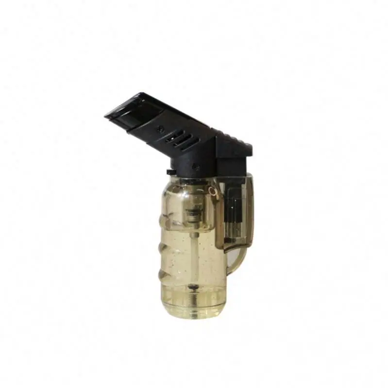 mini wholesale plastic transparent cigarette torch lighter