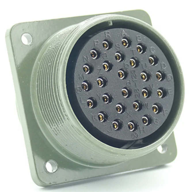 [GIET]MS3106A28-12 Connector Direct Socket Metal MS5015 Power Amphenol Connector Connectors Shape 26Pin MS3102