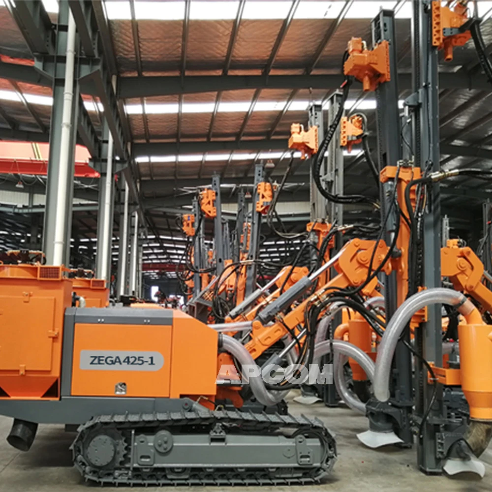 Mine borehole equipment portable drilling rig rock diamond rotary head ZEGA 425 VIALVV Blasting mining drill rig drillingRig