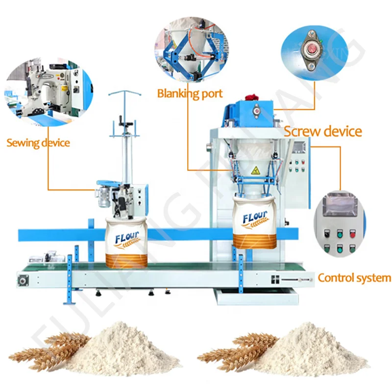 Flour bagger chestnut flour sesame powder packing machine