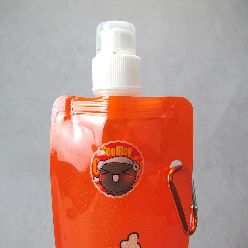 
Custom beverage packaging bag girls and boys drinking spout pouches print outdoor plastic spout bag for liquid 
