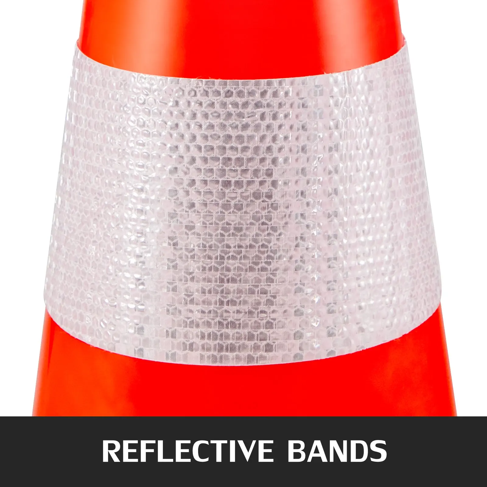 PVC450 mm Highways Signal Flexible PVC Road Cones Reflective Safety Traffic Cone
