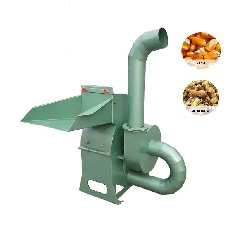 Chicken feed milling machine small poultry Peanut Shell Cereal Corn Wheat Maize Sorghum Flour feed mill machine chicken