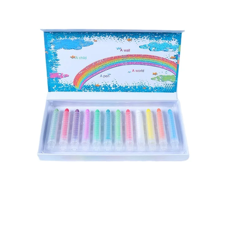 Cheap Colorful Water-soluble Dustless Chalks With Chalk Holder Drawing Chalks For Kids