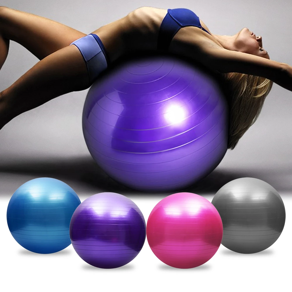 
Professional Quality Design Exercise Pink Pilates Ball Fitness Home Workout 55cm 65cm 75cm Yoga Ball 