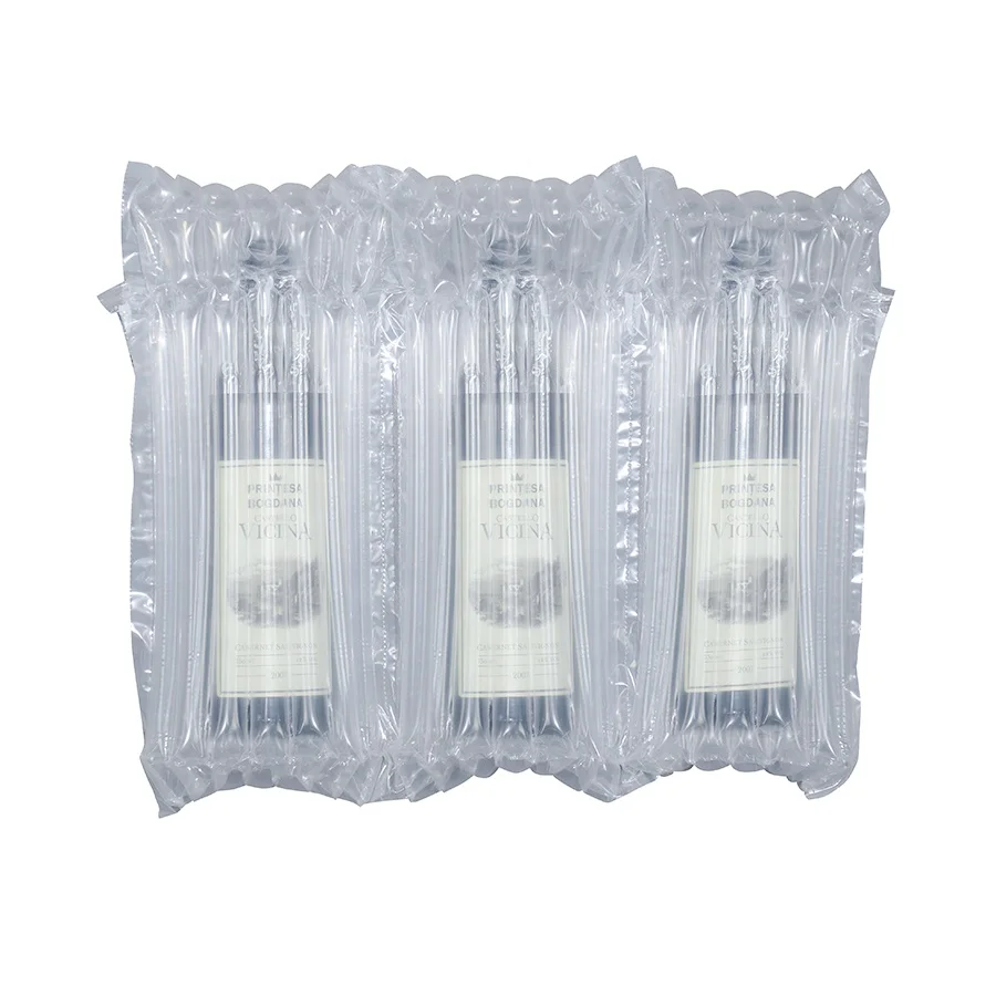 Wholesale Plastic Air Bag for Shipping Protector Bubble AirBaker Air Column Bag For Wine Bottle
