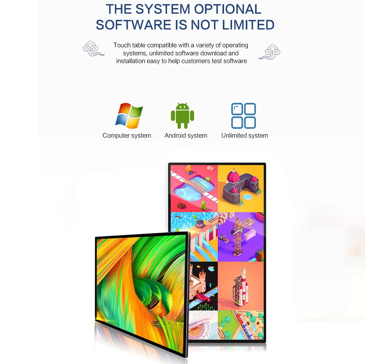 Factory Price Customized High Quality Advertising Menu Best Deals on LCD Monitors LCD Display Advertising screen