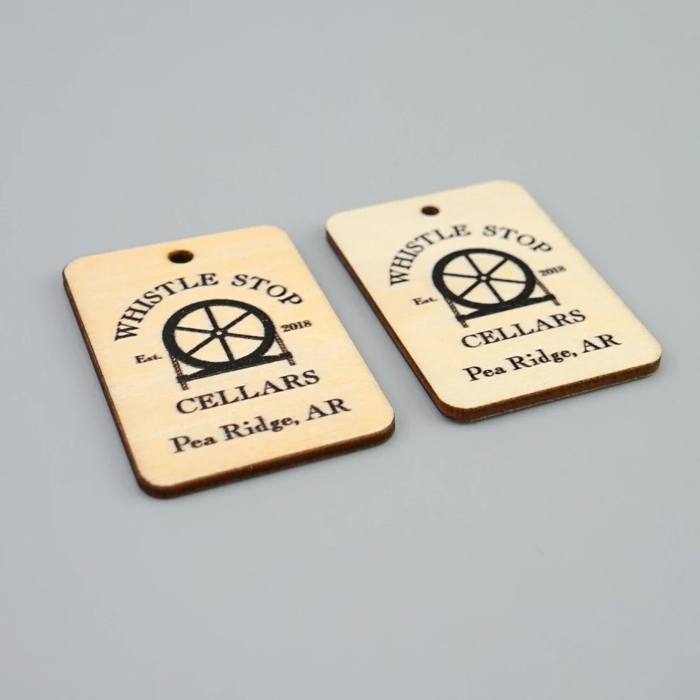 Laser Cut Popular Free Hang Wooden Mini Chalkboard Tags