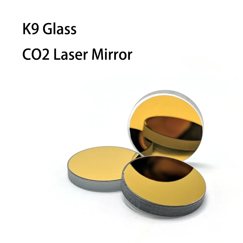 Hot Selling Optical Glass Mirrors Dia 20mm 25mm Gold Coated CO2 Laser K9 Reflective Mirror for Laser Engraving Cutting Machine