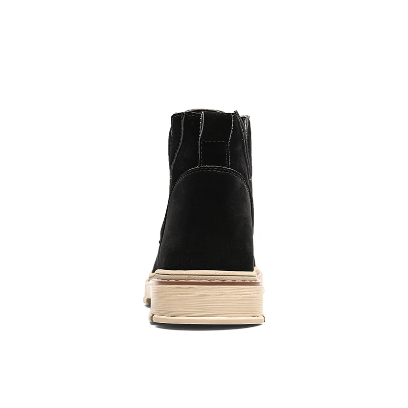 Latest snow warm neoprene winter desert ankle boots for men