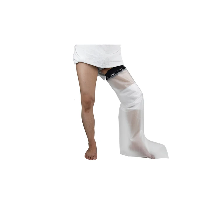
Factory hot selling watertight bandage waterpoof pvc cast cover for reusable adult long leg 