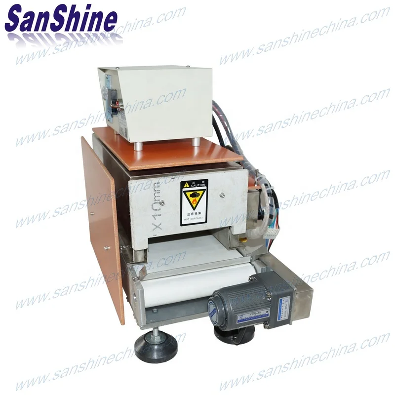 Capacitor PVC film label automatic shrinking tunnel oven(SS-HSTO01)