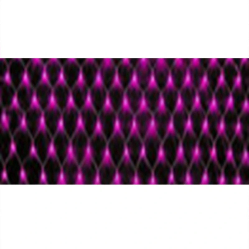 Outdoor Christmas Street Light Decoration With Custom Logo led fiber optic net light