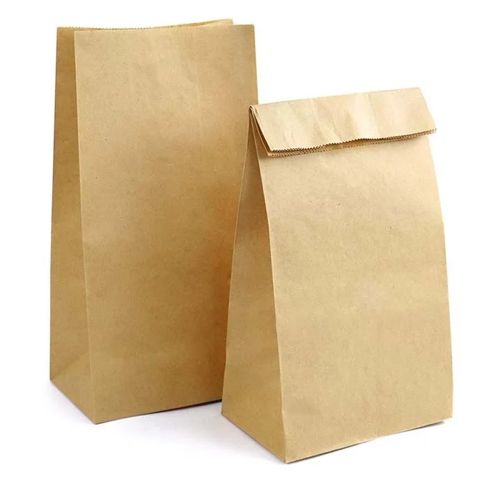 50 Lb Food Waste Disposable Compost Compostable 100% Biodegradable Brown Craft Kraft Waxed Paper Garbage Bags Without Handles