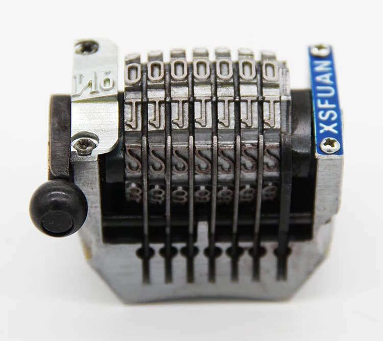 Вращающаяся головка устройства с нумерацией 7 цифр