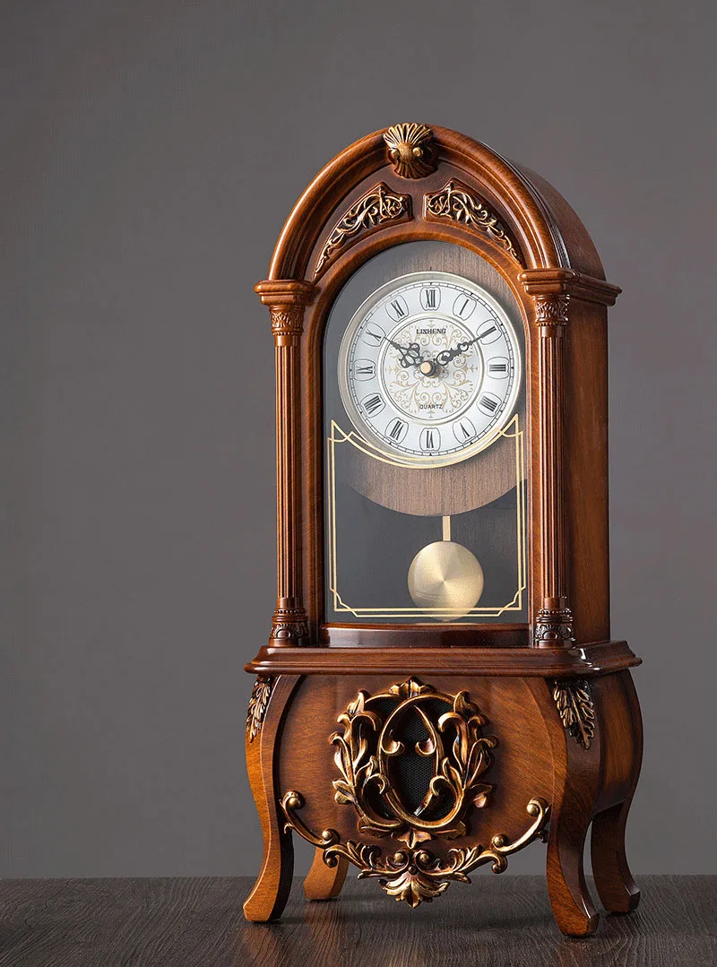 Old Fashioned Table Clock Farmhouse