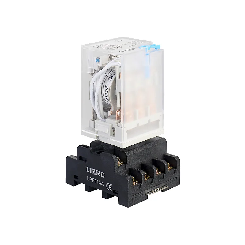 60.13 Type 3PDT 11 Pin Plug-in General Purpose Relay with Lockable Test Button