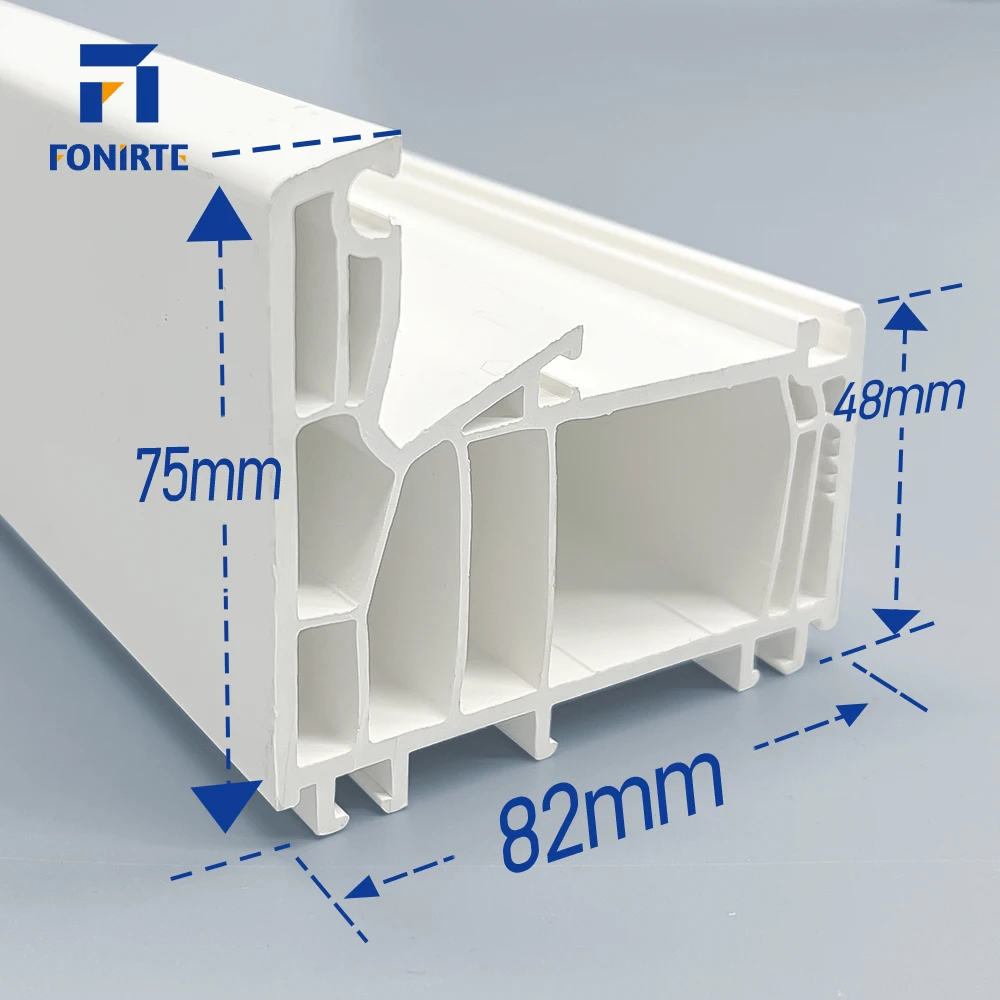 European Quality White Casement Pvc windows and Doors Building Material Upvc Pvc Extruded Plastic Frame Profiles Manufacturer