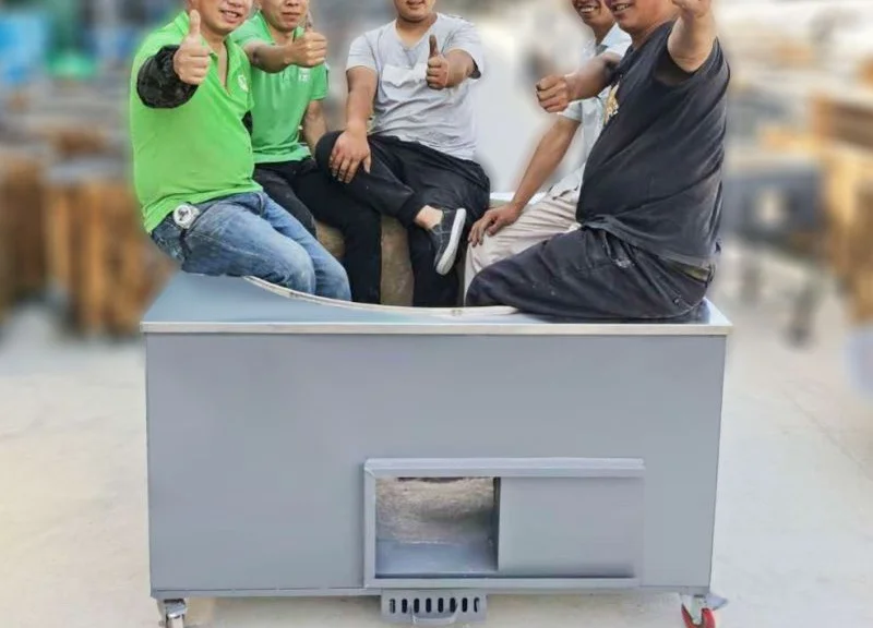 Movable Outdoor Large  Firewood Stove Household Cauldron Stove Large Iron Pot Firewood Burning Stove