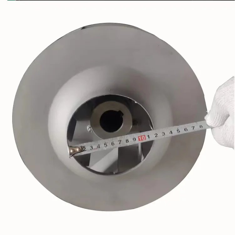 Stainless steel impeller dust removal fan boiler fan impeller manufacturer customized