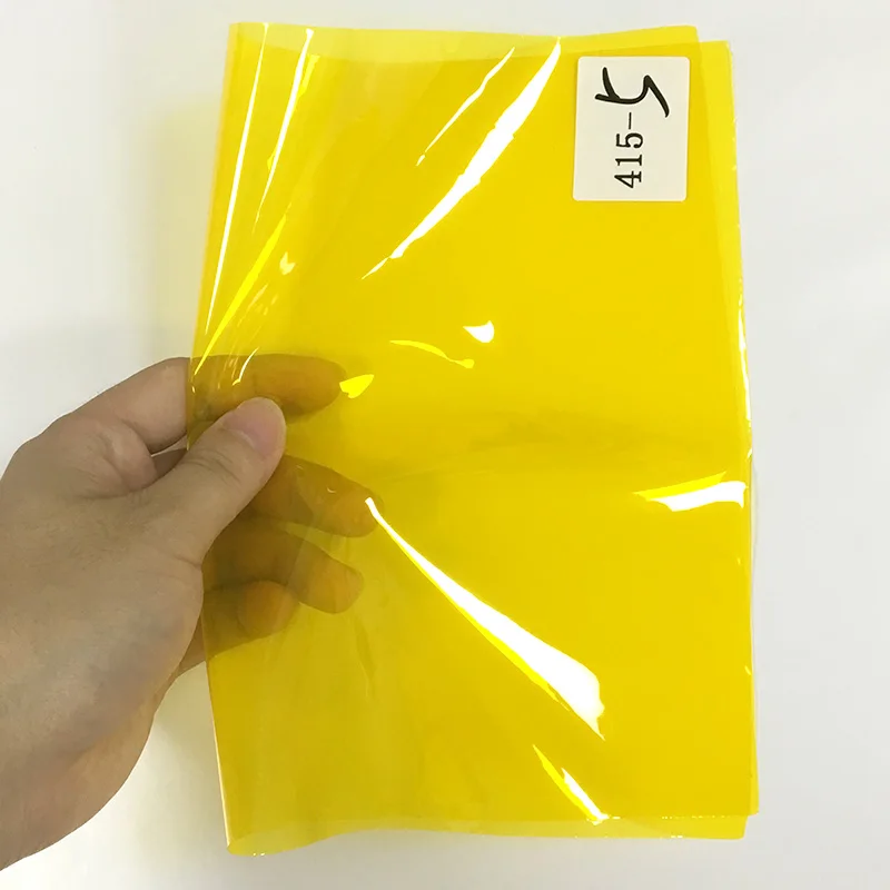 Waterproof colorful clear  polyester tpu material for shoes