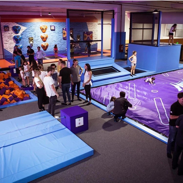 Free Jump Trampoline Manufacturer Indoor Trampoline Park Zone With Slam Dunk