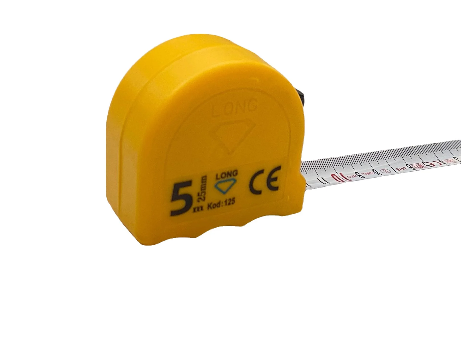 5mx25mm Measurement Tools Steel Tape Transparent Carbon Steel White Tape 3 in 1 Laser Rangefinder 5m Tape Measure Ruler Lcd 25mm