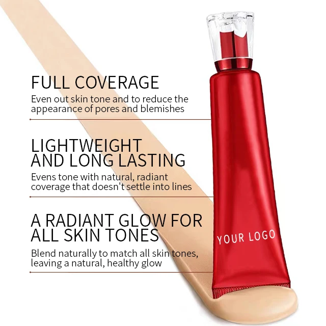 Оптовая продажа, фирменная косметика для макияжа с полным покрытием, матовый консилер, жидкий водостойкий макияж, fv-основа