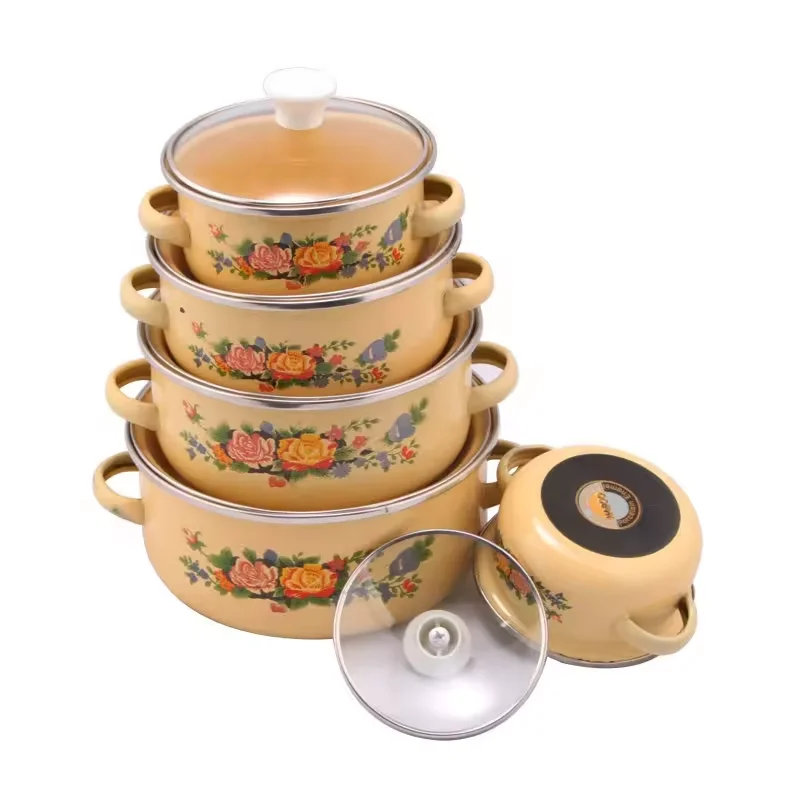 673DG 5 pcs set New Design  Series Product Kitchenware  Pot Casserole Set  Casserole Pots