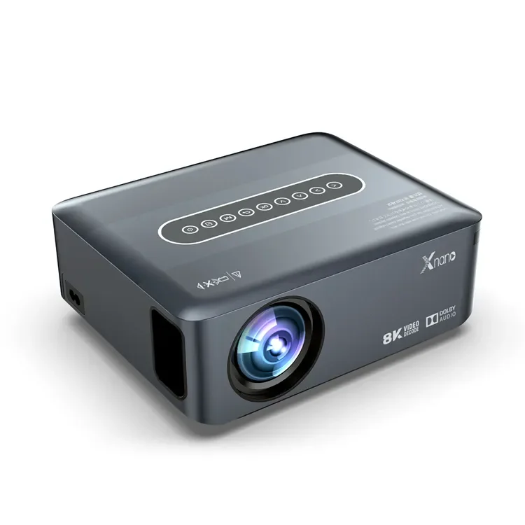 Xnano X1 4K Smart Projector Quad Core Android 9 5G WIFI LED 8K Video Full HD 1080P Home Theater Projector 4K Projectors