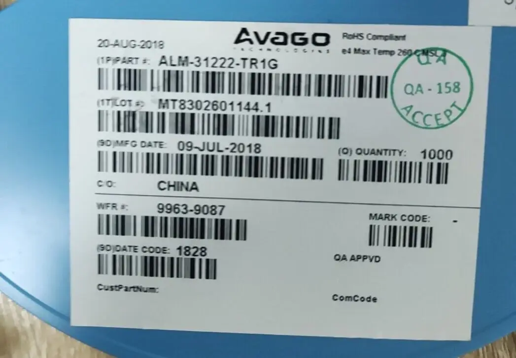 ALM-31222-TR1G IC AMP GSM 1.7GHZ-2.7GHZ 22MCOB RF amplifier chip