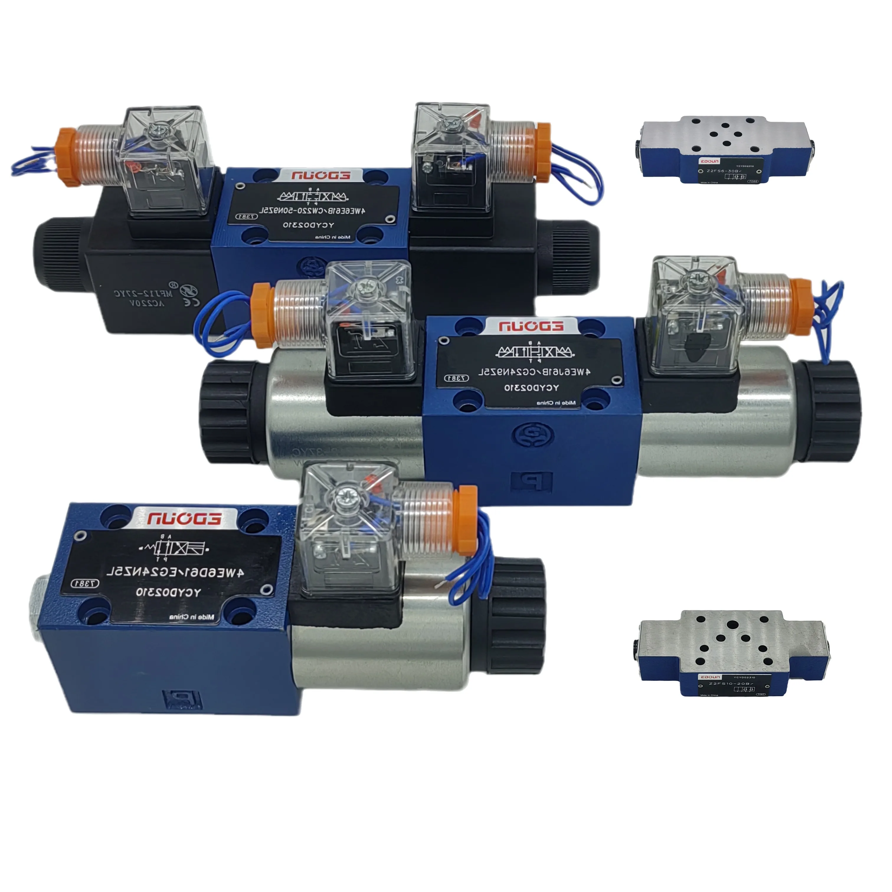 China Manufacturers Custom Wholesale Hot Sale Rexroth Type Dsg 4We6E Hydraulic Solenoid Valve Block