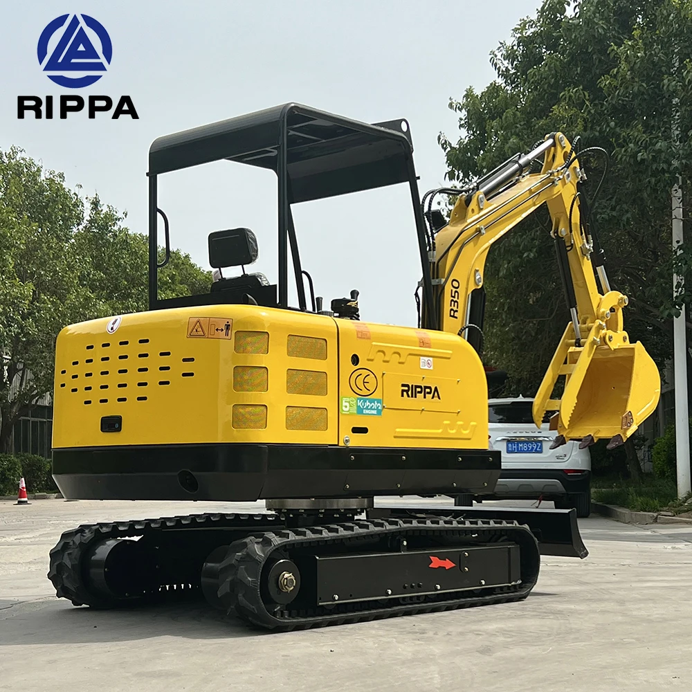 Миниэкскаватор Rippa 1 тонна 5 тонны 2 китайский мини-экскаватор