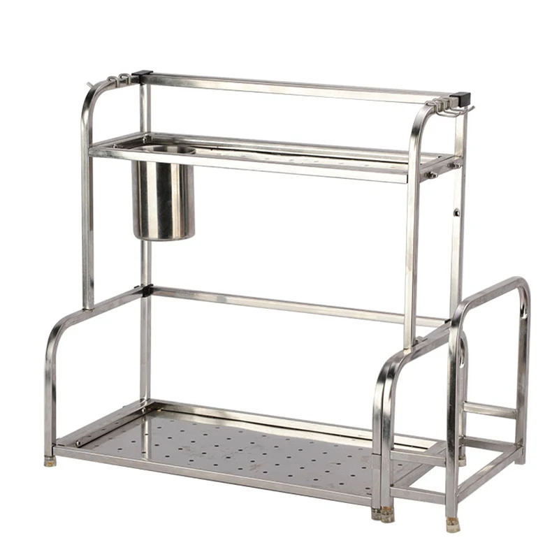 Factory Direct Sales All in One Kitchen Spice and Knife Holder Rack Kitchen Organizer Storage Shelf Kitchen Rack Shelf