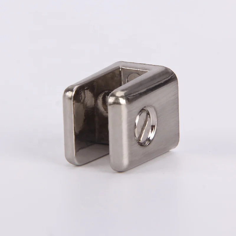 good sales metal zinc alloy glass holder glass bracket wall mounted clamp