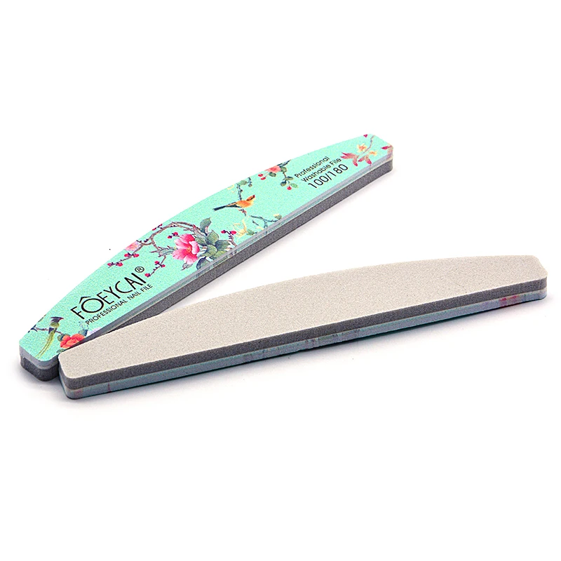 100 180 240 Grit korean colorful professional manicure tools premium nail file wholesale with custom logo
